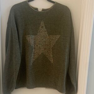 Democracy Olive Knit Sweater
